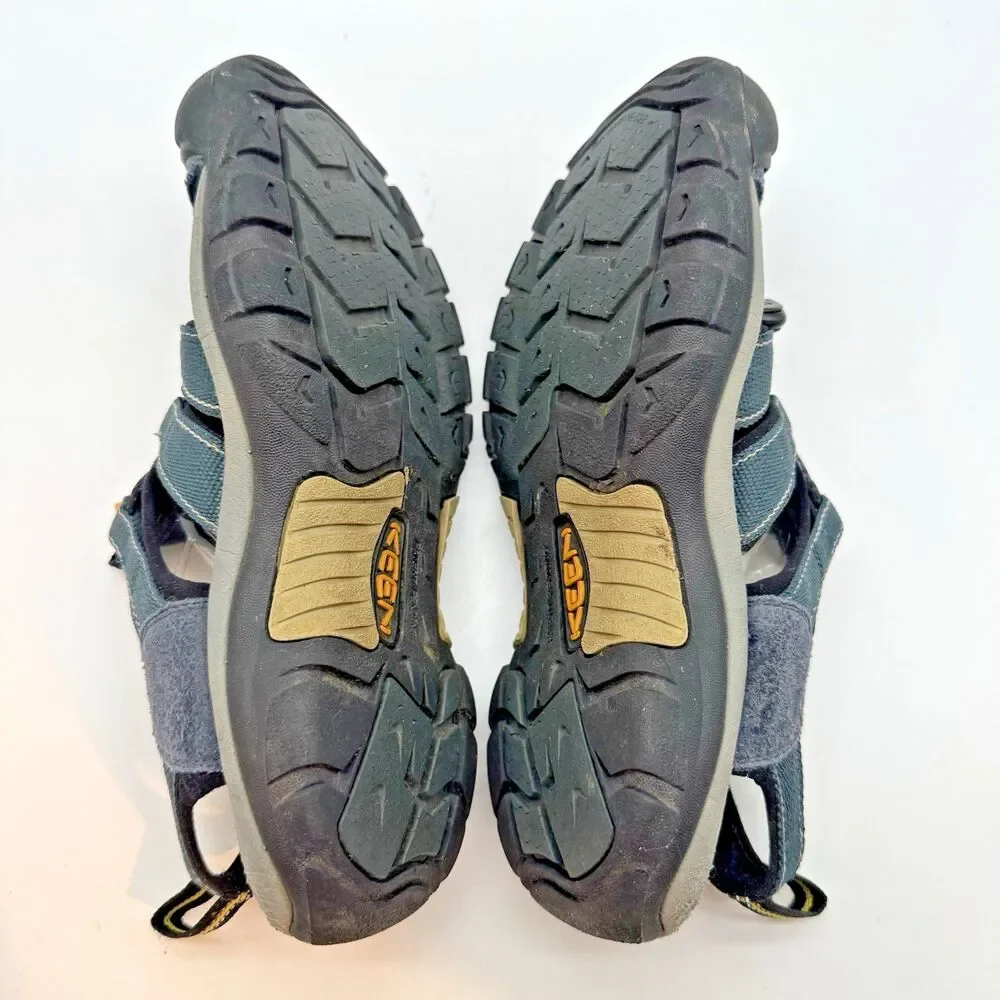 Keen Newport H2 Hiking Sports Sandal Men’s 7 Blue Bungee Waterproof Outdoor Shoe
